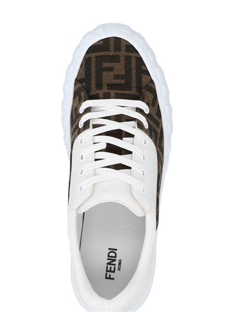 fendi sneakers white|fendi sneakers for ladies.